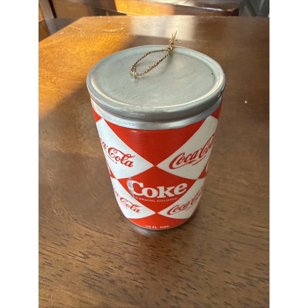 Coca-Cola 1960s Diamond Can Ornament Enesco NIB Vintage Red White‎ 1996